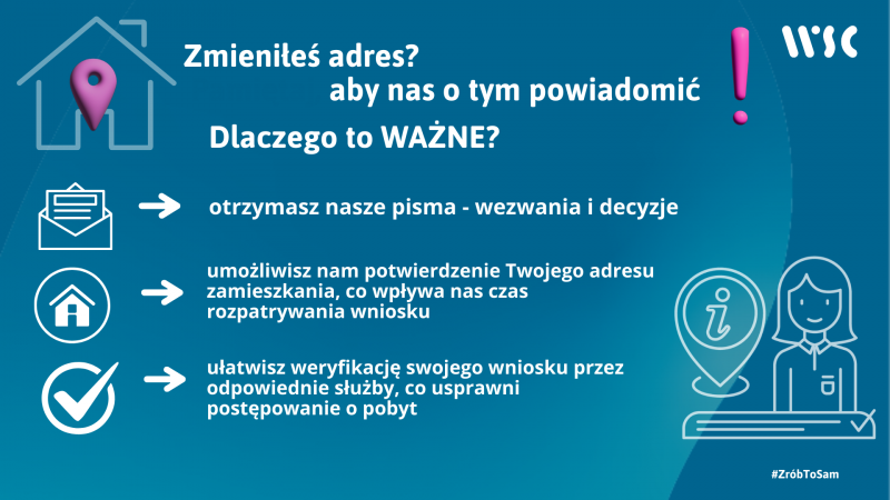 zmieniłeś adres? Powiadom nas o tym!