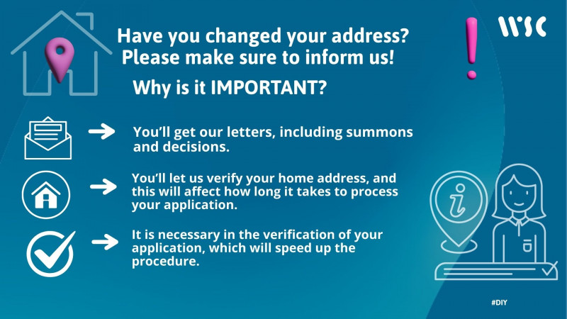 #diy Changed Your Address? Let us Know!